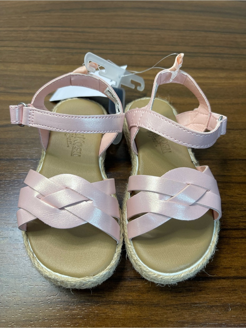 Pink OshKosh Sandals Baby Girl size 7M